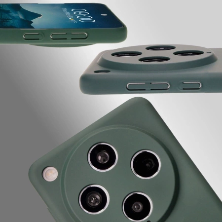 Etui Bizon Case Łupka do Oppo Find X8 Pro, zielone