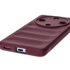 Pancerne etui Bizon Case Tur do Honor Magic6 Lite, burgundowe