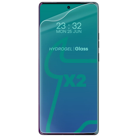 Folia hydrożelowa na ekran Bizon Glass Hydrogel do Moto Edge 40 Pro, 2 sztuki