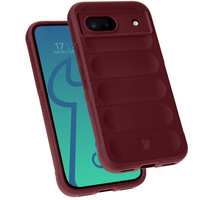 Pancerne etui Bizon Case Tur do Google Pixel 8a, burgundowe