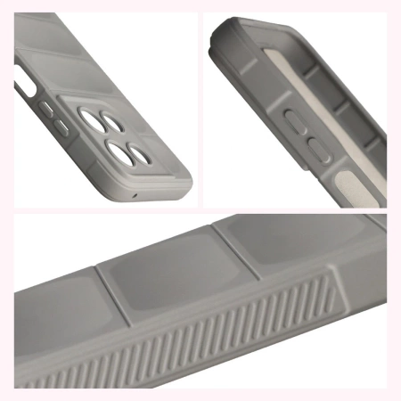 Pancerne etui Bizon Case Tur do Motorola Moto G56 5G, jasnoszare