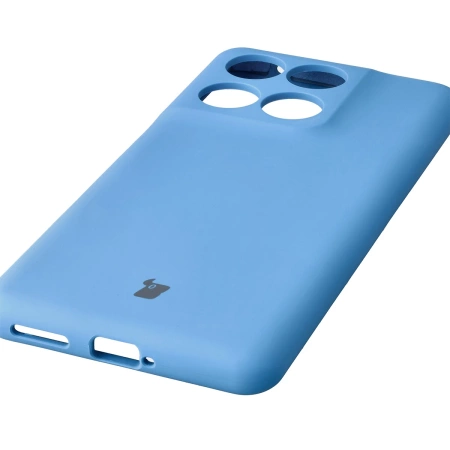 Silikonowe etui Bizon Soft Case do Motorola Edge 60 Fusion / 60, niebieskie