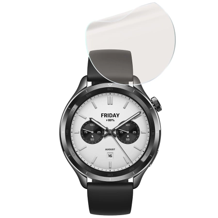 Folia matowa Bizon Glass Watch Film Sun Duo do Xiaomi Watch S4, 2 sztuki