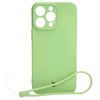 Etui Bizon Case Silicone do Apple iPhone 15 Pro Max, jasnozielone