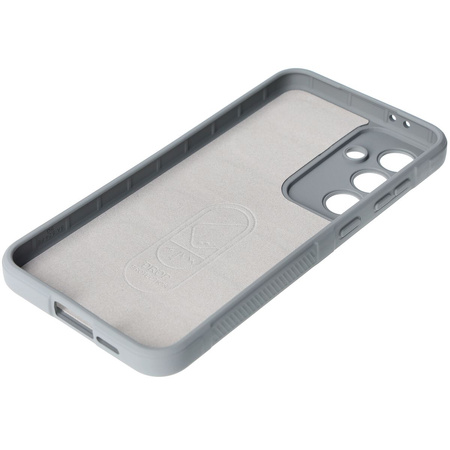 Pancerne etui Bizon Case Tur do Galaxy S24 FE, jasnoszare