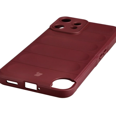 Pancerne etui Bizon Case Tur do Nothing CMF Phone 2 Pro, burgundowe