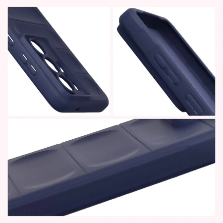 Pancerne etui Bizon Case Tur do Galaxy S26 Ultra, granatowe