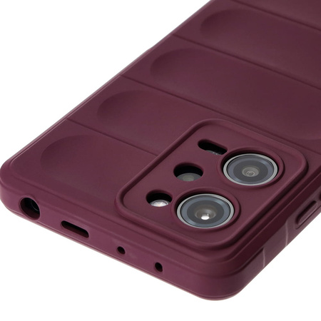 Pancerne etui Bizon Case Tur do Xiaomi Redmi Note 12 Pro 5G / Poco X5 Pro, burgundowe