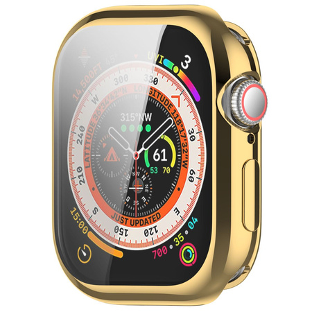 Etui Bizon Case Watch Felipe do Apple Watch 10 (46mm), złote