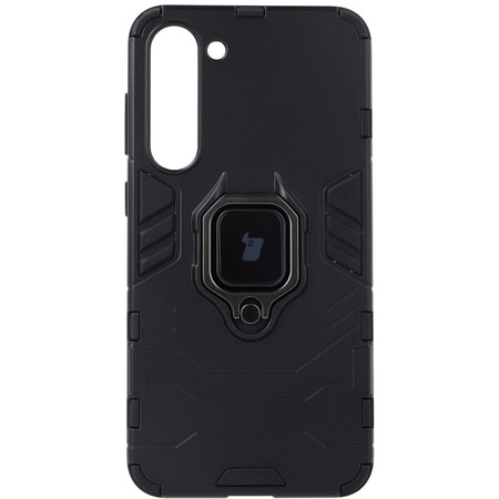 Etui Bizon Case Armor Ring do Galaxy S23 Plus, czarne
