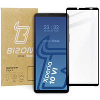 Szkło hartowane Bizon Glass Edge 2 do Sony Xperia 10 VI, czarne