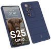 Pancerne etui Bizon Case Tur do Galaxy S25 Ultra, granatowe