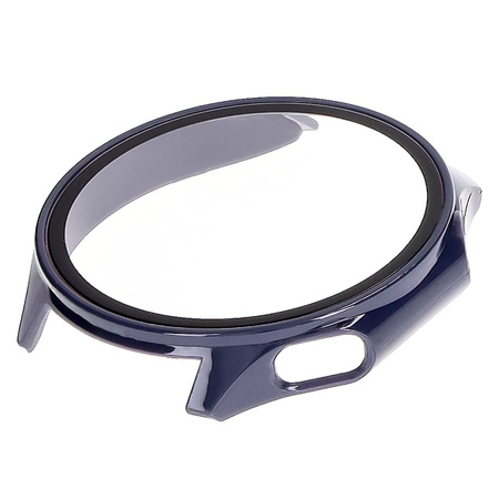 Etui ze szkłem do zegarka Bizon Case+Glass Watch do OnePlus Watch 3 / Oppo Watch X2, niebieskie