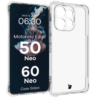 Elastyczne etui Bizon Case Salpa do Motorola Edge 50 Neo, przezroczyste