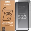 Prywatyzujące szkło hartowane Bizon Glass Clear Shadow Duo do Galaxy S23, przyciemniane, 2 sztuki