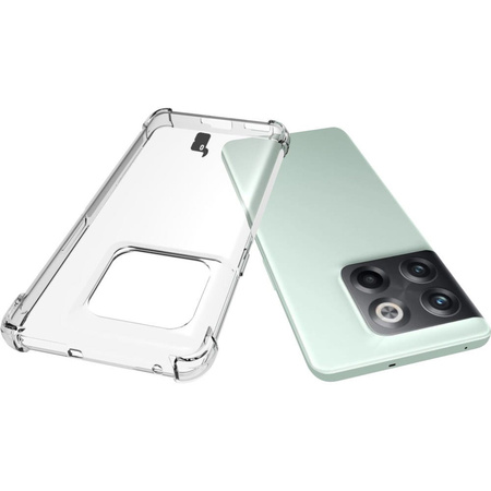Etui + 2x szkło Bizon Case Clear Pack do OnePlus 10T, przezroczyste