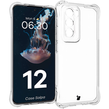 Elastyczne etui Bizon Case Salpa do Oppo Reno 12, przezroczyste