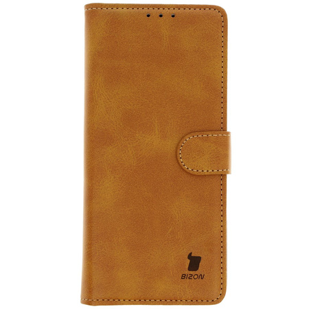 Etui z klapką Bizon Case Pocket do Xiaomi Redmi 13 4G, brązowe