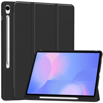 Etui z klapką Bizon Case Tab Lizard do Galaxy Tab S10 FE Plus, czarne