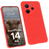 Pancerne etui Bizon Case Tur do Xiaomi Redmi Note 14 4G, czerwone