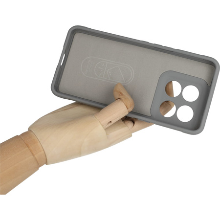 Pancerne etui Bizon Case Tur do OnePlus 10T, jasnoszare