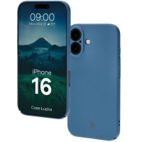 Etui Bizon Case Łupka do iPhone 16, niebieskie