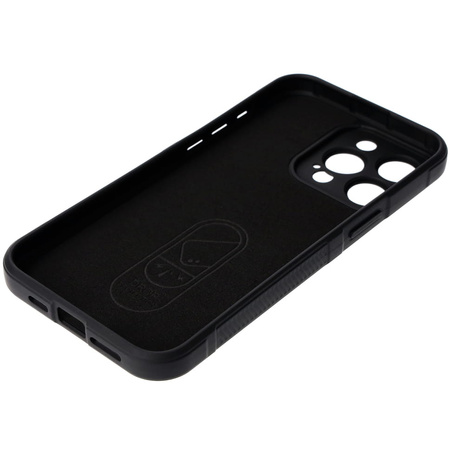 Pancerne etui Bizon Case Tur do iPhone 15 Pro Max, czarne
