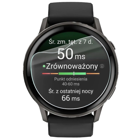 Folia hydrożelowa na ekran Bizon Glass Watch Hydrogel do Garmin Venu 4 45 mm, 1 sztuka