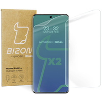 Folia hydrożelowa na ekran Bizon Glass Hydrogel, Huawei P50 Pro, 2 sztuki