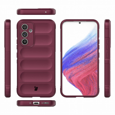 Pancerne etui Bizon Case Tur do Galaxy A54 5G, ciemnofioletowe
