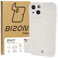 Ekologiczne etui Bizon Bio-Case do iPhone 14, ecru