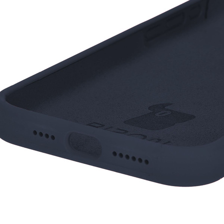 Etui silikonowe Bizon Soft Case do iPhone 15 Pro Max, ciemnoniebieskie