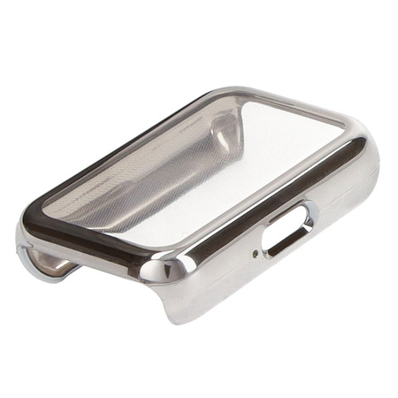 Etui Bizon Case Watch Felipe do Galaxy Fit 3, srebrne