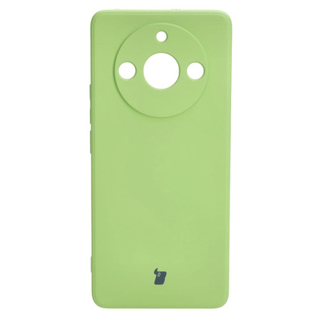Etui Bizon Case Silicone Sq do Realme 11 Pro / 11 Pro+, jasnozielone