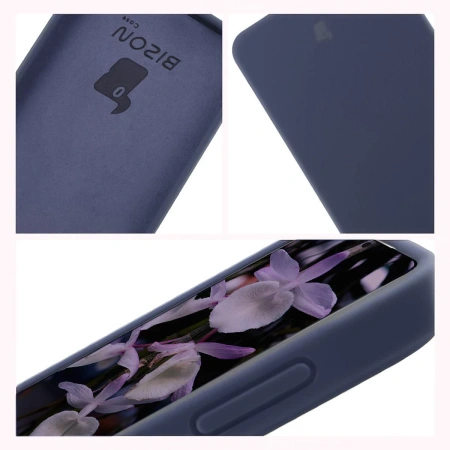 Silikonowe etui Bizon Soft Case do Galaxy S26 Plus, ciemnoniebieskie