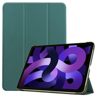 Etui Bizon Case Tab Croc do iPad Air 11" / 10.9" 2025/2024/2022/2020, ciemnozielone