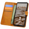 Etui z klapką Bizon Case Pocket do Sony Xperia 1 VI, brązowe