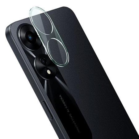 Szkło na aparat Bizon Glass Silk Lens do Oppo A78 4G, 2 sztuki