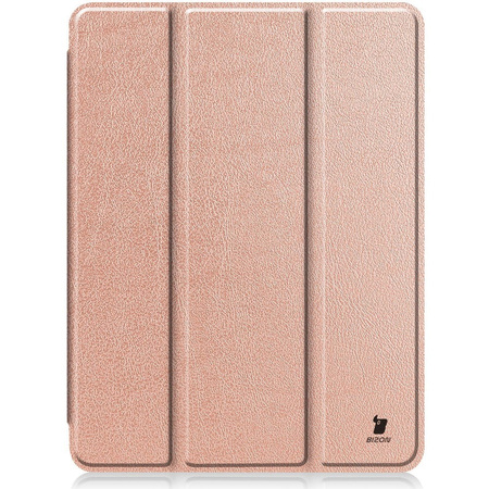 Etui Bizon Case Tab Lizard do Apple iPad Pro 11 2022/2021/2020/2018, różowozłote