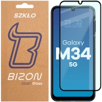 Szkło hartowane Bizon Glass Edge 2 do Galaxy M34 5G, czarne