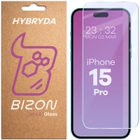 Elastyczne szkło hybrydowe Bizon Glass Mule do iPhone 16 Plus