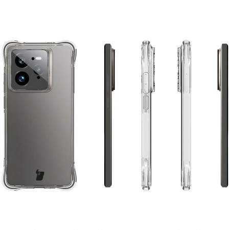 Elastyczne etui + 2x folia na ekran Bizon Case Clear Pack do Realme GT 7 Pro