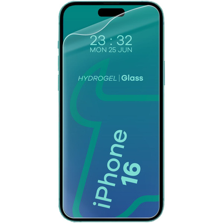 Folia hydrożelowa na ekran Bizon Glass Hydrogel Front Duo do iPhone 15 / 15 Pro / 16, 2 sztuki