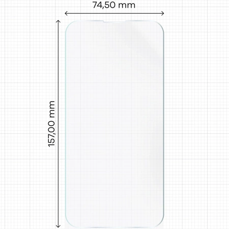 Folia hydrożelowa na ekran Bizon Glass Hydrogel Front do iPhone 13 Pro Max, 1 sztuka