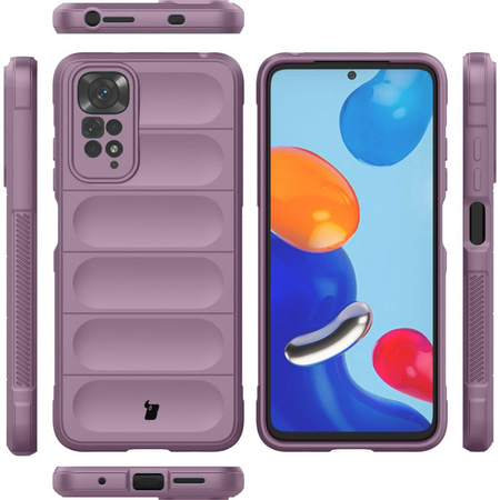 Pancerne etui Bizon Case Tur do Xiaomi Redmi Note 11 / 11S 4G, jasnofioletowe