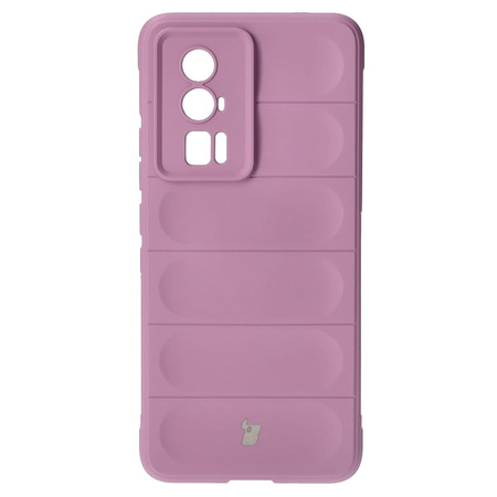 Pancerne etui Bizon Case Tur do Xiaomi Poco F5 Pro, jasnofioletowe