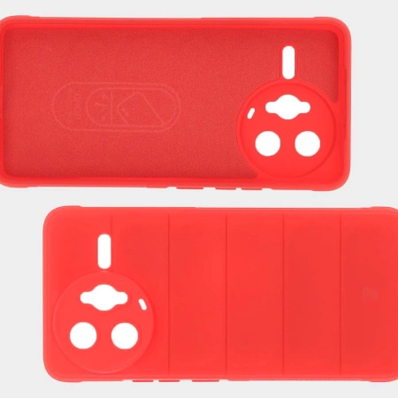 Pancerne etui Bizon Case Tur do Xiaomi Poco F7 Ultra, czerwone