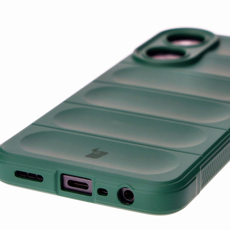 Pancerne etui Bizon Case Tur do Oppo A78 4G, ciemnozielone