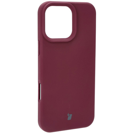 Silikonowe etui Bizon Soft Case do iPhone 16 Pro Max, ciemnofioletowe