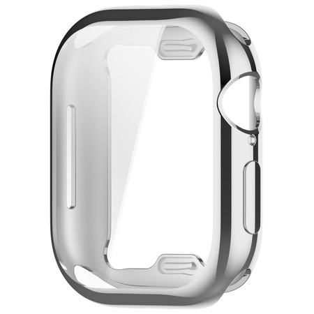 Etui Bizon Case Watch Felipe do Apple Watch 11 / 10 (42mm), srebrne